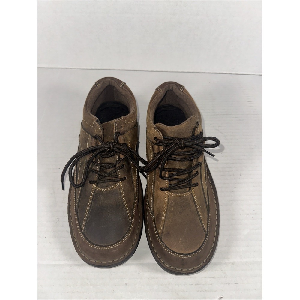 Dr Scholls mens shoes 11 style 65738-6 Rotterdam brown *No Insoles*